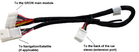 Toyota/Lexus/Scion 03 and up GROM vehicle specific cable TOY