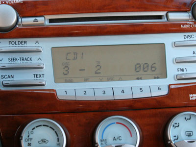 iPod or USB adapter in Toyota Camry
