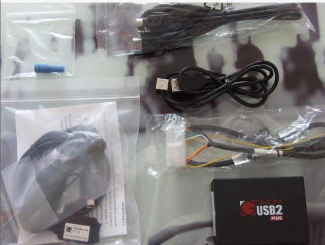 USB Bluetooth Kit into Volvo C70 1998 - package content